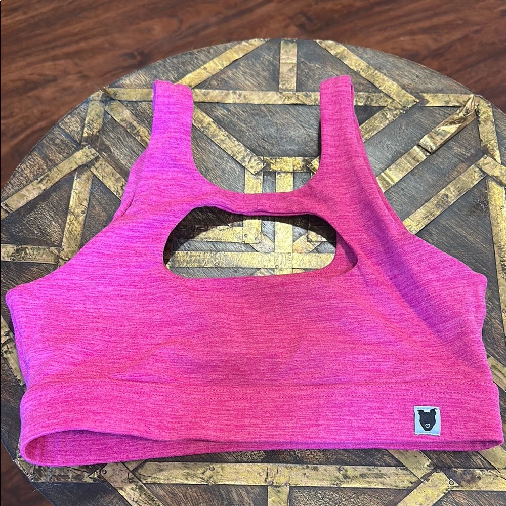 Reversible Pink Sports Bra